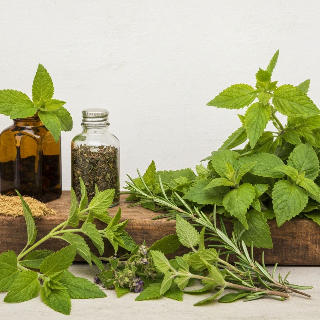 Natural herbs and botanical plants