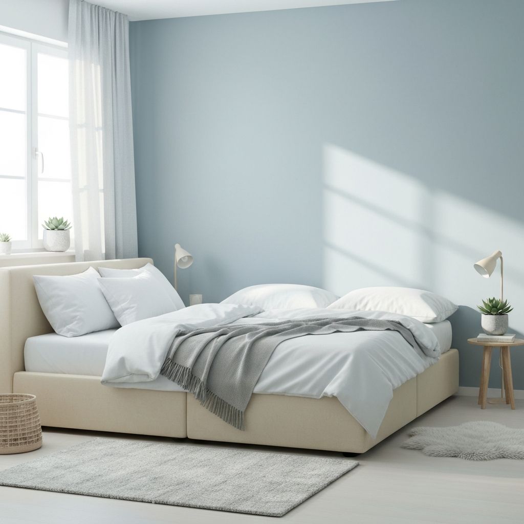 Peaceful bedroom environment